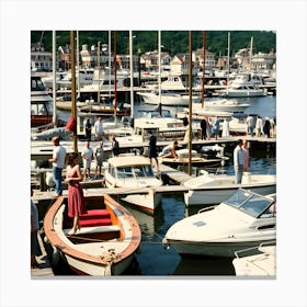 The Old Marina~Reimagined by Hall-O-Gram Creations, hallogram, hallogramcreations 17 Canvas Print