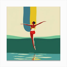 Olympic Swimmer 1 Canvas Print