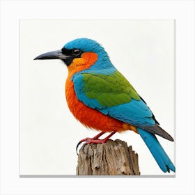 Kingfisher Bird Canvas Print