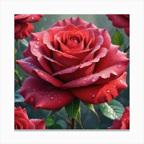 Red Roses 1 Canvas Print