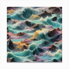 'Seascape' 1 Canvas Print