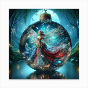 Fairy In Glass Bubble 1 Canvas Print