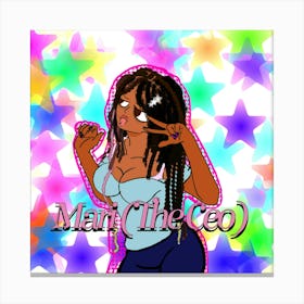 Mari (the Ceo of Mari's corner) Canvas Print