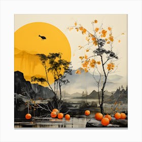 Citrus Mountain Canvas Print