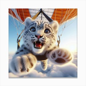 White Tiger 21 Canvas Print