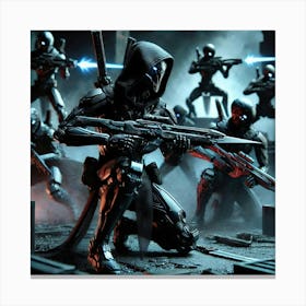 Shadow Stalkers Converted Canvas Print