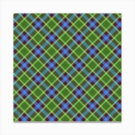 Plaid Fabric 145 Canvas Print