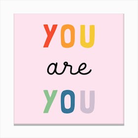 You Are You Kids Affirmations 02 Canvas Print