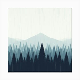 Pine Forest Canvas Print