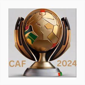 Caf 2024 Trophy Canvas Print