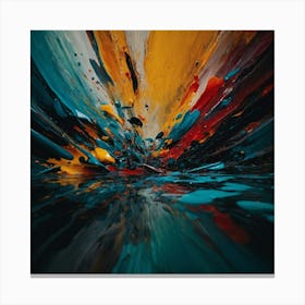 Abstract Painting Canvas Print