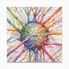 Neuron Painting 1 Canvas Print