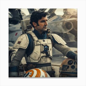 Star Wars The Force Awakens 10 Canvas Print