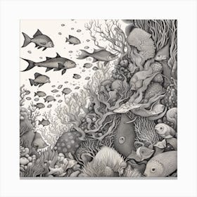 Coral Reef Canvas Print