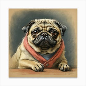 Pug!! 2 Canvas Print