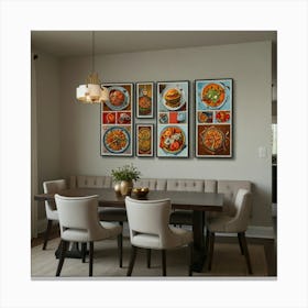 Default Create Unique Design Of Eating Room Art Wall 0 Canvas Print