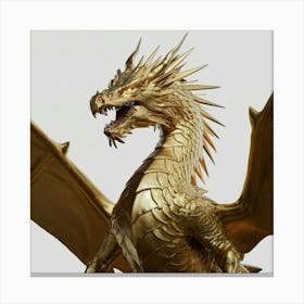 Golden Dragon Canvas Print