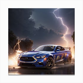 Lightning Storm Canvas Print