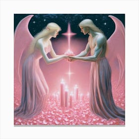 Angels Of Love Canvas Print