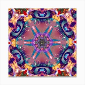 Psychedelic Mandala 53 Canvas Print