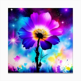 Flower In The Sky 1 Canvas Print