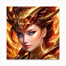 Dragon Girl baby Canvas Print