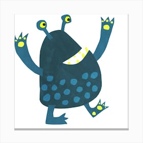 Cute Little Monster Canvas Print