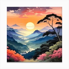 Asian Landscape Painting 4 Canvas Print