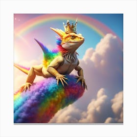 Rainbow Dragon Canvas Print