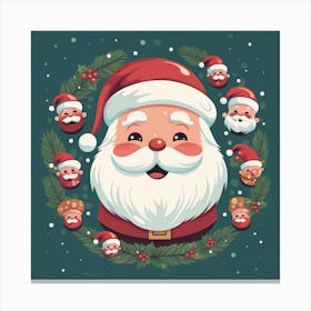 Christmas Santa 6 Canvas Print