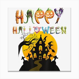 Happy Halloween Women Canvas Print