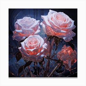 Mechanical Rose Canvas Print