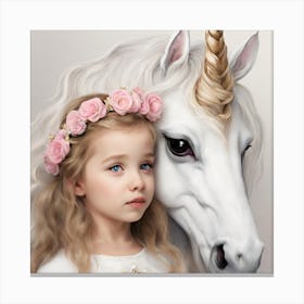 Magnolia's Unicorn Canvas Print