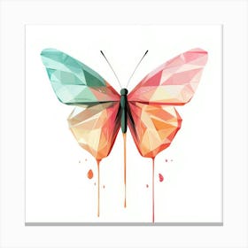 Abstract Butterfly 1 Canvas Print