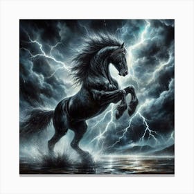 Lightning Horse 36 Canvas Print