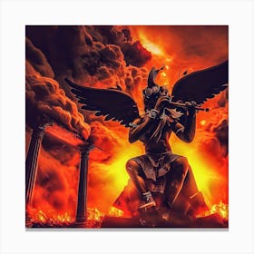 Angel Of Fire Canvas Print