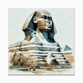 Giza Pyramid Canvas Print