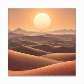 Desert Landscape 26 Canvas Print