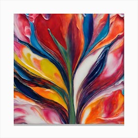 Colorful Tulip Canvas Print