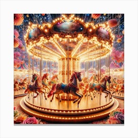 Carousel 2 Canvas Print