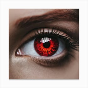 Red Eyes Canvas Print