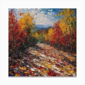 Autumn Road Canvas Print