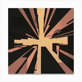 Abstract Rays Of Light Canvas Print