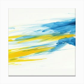 Ukraine Flag Canvas Print