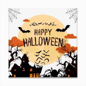 Happy Halloween Canvas Print