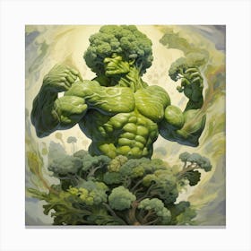 Hulk Broccoli Canvas Print