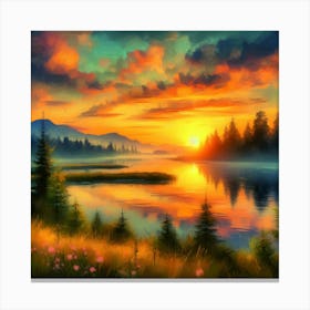 Enchanted Horizon 3 Canvas Print