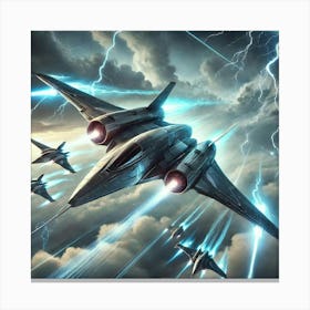 Vortex Class Interceptors Canvas Print