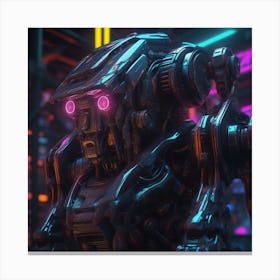 Futuristic Robot 57 Canvas Print