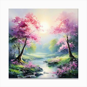 Cherry Blossoms Canvas Print